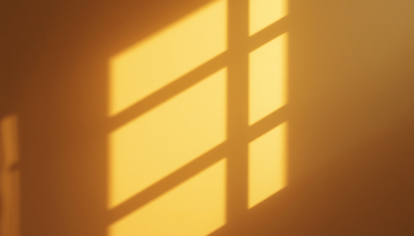 Morning light through curtains for wake routine
